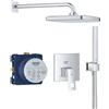 SET DOCCIA GROHE EUROCUBE CON SOFFIONE TEMPESTA 250 CROMATO