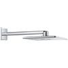 SET SOFFIONE DOCCIA GROHE RAINSHOWER SMARTACTIVE 310 CUBE A 2 GETTI CROMATO