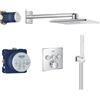 SET DOCCIA GROHE GROHTHERM SMARTCONTROL RAINSHOWER SMARTACTIVE 310 CUBE CROMO