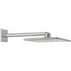 SET SOFFIONE DOCCIA GROHE RAINSHOWER SMARTACTIVE 310 CUBE A 2 GETTI SATINATO SUPER STEEL