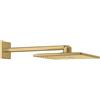 SET SOFFIONE DOCCIA GROHE RAINSHOWER SMARTACTIVE 310 CUBE A 2 GETTI ORO SPAZZOLATO