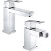 SET MISCELATORI GROHE EUROCUBE LAVABO M E BIDET S CROMATO