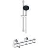 SET DOCCIA GROHE VITALIO COMFORT A 3 GETTI CON MISCELATORE TERMOSTATICO CROMO