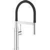 MISCELATORE LAVELLO GROHE ESSENCE 30294000 CROMATO E NERO CON DOCCETTA PROFESSIONALE