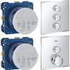 SET MISCELATORI DOCCIA GROHE GROHTHERM SMARTCONTROL TERMOSTATICI A 4 VIE CROMATO
