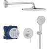 SET DOCCIA GROHE RAINSHOWER ESSENCE 25287DC0 310 MONO CROMO SPAZZOLATO