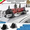 ESL PORTASCI PORTA SCI PORTA SNOWBOARD MAGNETICI CON CHIAVE PER MERCEDES GLE W167