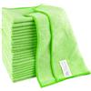 IDEA HOME Panni Microfibra 24 Pezzi - Panni per la Pulizia 30x30cm - Panni per la Polvere - Riutilizzabile Panni Multiuso per Casa, Cucina - Verde