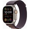Apple Watch Ultra 2 (2023) | GPS + Cellular | argento | Alpine Loop indaco medio