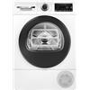 Bosch WQG233D0II Serie 6 Asciugatrice a pompa di calore, 8 kg, Classe energetica C, Sensori di asciugatura intelligenti, Filtro semplice da pulire, Cestello per capi in lana, Bianco, 60 Cm