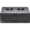 Pro-Ject Tube Box DS3 B nero - Preamplificatore phono per giradischi, MM/MC, Impedenza regolabile, Tubi