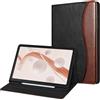 FINTIE Custodia per Samsung Galaxy Tab S6 Lite 10.4'' 2024/2022/2020 (SM-P620/P625/P613/P619/P610/P615) con S Pen Holder - [SlimShell] Multi-angli Leggero Morbida TPU Cover Case, Marrone