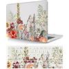HLAAJJX Custodia Compatibile con Macbook Air 13 pollici 2017 2016 2015 2014 2013 2012 2011 2010 A1466 A1369, Case Rigida Protettivo Plastica Copertina & Tastiera Cover, fiore