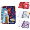 Marvel Scrapbooking Kit con Stickers - Album Fotografico Fai da Te + 1000 Adesivi Scrapbooking Matite Colorate Attivita Creative Per Bambini Spiderman Gadget (Multicolore Spiderman)