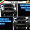 ELM CONVERSIONE LED ANABBAGLIANTI H7 + H8 ANGEL EYES BMW X6 E71 6000K BIANCO CANBUS