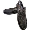 Scarpe Basse Uomo NERE tipo Mocassino stile Gothic Rock tg 43