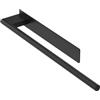 Ibergrif Portasciugamani Adesivo 39CM, Acciaio Inossidabile, Nero