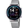 LOTUS Orologio Intelligente Uomo - Smartwatch Acciaio Inossidabile 316L - Impermeabile IP65 50040/1 - Controllo Musica, Contapassi e Calorie, Multi Sport, Frequenza Cardiaca e Pressione