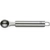 kela Scopino per palline in acciaio inox 17,5 x 3 cm RONDO, scavino per meloni, formatore universale lavabile in lavastoviglie, lucido