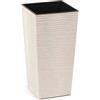 Siena Garden Eco Nizza - Vaso per Piante, Colore: Bianco