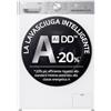 LG AI DD D4R9513TPWC Lavasciuga 13/7kg, Serie R9, Classe D, Lavatrice Asciugatrice, 1400 Giri, TurboWash 360, Vapore Steam+ e Antipiega, Autodosaggio, Wi-Fi, Bianca