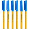 STAEDTLER Fine 0,3 mm 430 F Stick penne a sfera scrittura liscia - inchiostro blu - confezione da 6