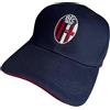 Bologna FC Cappello Visiera Blu Navy Logo Ricamato- Articolo Ufficiale