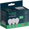 V-TAC LAMPADINA LED MINIBULBO P45 E14 4,5W BIANCO NATURALE A BULBO 3 PEZZI VT-2156-LED217358