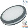 ALCAPOWER PLAFONIERA LED TONDA 24W LUCE 3 IN 1 IMPERMEABILE IP65 GRIGIA PL24-65R-ALC930345