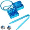 LexonElec Switch Opener Kit con Switch Puller Tastiera in Lega di Alluminio Switch Opener per Cherry MX Gateron Kailh Box Outemu Akko e Panda Switch per Tastiera Meccanica con Magnete Metallo - Blu