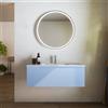 Parama Mobile bagno sospeso 90 cm un cassetto carta da zucchero opaco con lavabo | Ardenne