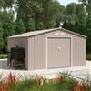 Parama Casetta da giardino in acciaio zincato grigio chiaro 3,41x3,86x2,01 m - 114,5kg - 12,3 metri quadri