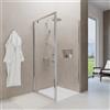 Parama Box doccia 80x70 cm angolare apertura a battente vetro 6mm trasparente | Apulia
