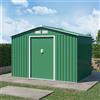 Parama Casetta da giardino in acciaio zincato verde scuro 2,77x1,95x1,93 m - 65kg - 4,8 metri quadri