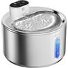 APD APETDOLA Apetdola FS40Pro fontana per gatti, fontana gatti fili Dotata di una batteria da 5000 mAh, 135fl-oz/4L fontana acqua gatti funzioni di riduzione del rumore e rilevamento, per gatti e cani