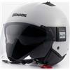 Blauer Casco Moto Jet in Fibra Blauer BET HT Monochrome Bianco