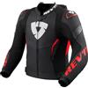 Rev'it Giubbotto Moto Rev'it Argon 3 Pro Nero Neon Rosso