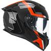 Cgm Casco Moto Integrale CGM 361X AVENT FIBRA RIDE Nero Rosso fl