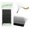 Natuhana Extension Ciglia W Forma 3D 4D 5D 6D 7D 8D 0.07 C D L LU Curl 8-15mm Classico Ciglia Ciuffetti Naturali Premade Fan Eyelash Extensions Volume Russo Professionale