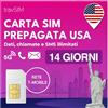 travSIM SIM USA | Rete T-Mobile | Dati, chiamate e SMS illimitati negli USA | La Telefono USA e Getta funziona su dispositivi iOS e Android | SIM Americana 14 Giorni