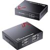 v AV Access AV Access USB 2.0 Extender fino a 80m/263 piedi, Extender USB a 4 Porte su Ethernet per Tastiera/Mouse, 60m per Dispositivo di Archiviazione, Due Webcam Funzionano Sincrone, su Cat5e Cat6
