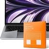 UPPERCASE Set di cover protettive per poggiapolsi di alta qualità compatibile con MacBook Air da 13 pollici 2022 2024 M2 M3, A2681 A3113, grigio siderale
