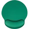 AOKSUNOVA Tappetino Mouse Ergonomico con Poggiapolsi Mouse Pad Verde Scuro | Mouse pad ergonomico con poggiapolsi in gel, superficie Lycra liscia e base antiscivolo per lavoro, studio e gaming