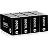 LeciRoba Cartucce d'inchiostro 1500XL compatibili con Canon PGI-1500XL PGI1500XL da utilizzare con stampanti Canon Maxify MB2000 MB2050 MB2150 MB2155 MB2300 MB2350 MB2750 MB2755 (4-nero)