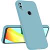 Longstong Custodia Compatibile con HUAWEI P Smart Z/HONOR 9X (6.59), Sottile Antishock Personalizzata Design Minimalista - Azzurro