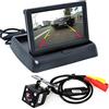 ePathChina 1 set Monitor Mini Auto Pieghevole ad Alta Risoluzione da 4.3 TFT LCD con Telecamera di Retromarcia per Sistema di Parcheggio e Retromarcia del Veicolo