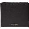 Calvin Klein Saffiano Leather Bifold Wallet with Coin Pouch Color Black, Size One Size UB1 - BLACK One Size