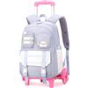Amythe Zaino Trolley Scuola Elementare e Media per Ragazza, Blu