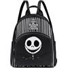 Disney Stitch Zaino Donna Zainetto Ragazza Adolescenti Mini Zaino da Viaggio Ecopelle Borsa a Tracolla Moda Regali per Lei (Nero TNBC)