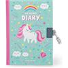 Legami - Diario segreto con Lucchetto, 328 Pagine, con Segnapagina, in Carta certificata,11x15,5 cm, Tema Unicorn